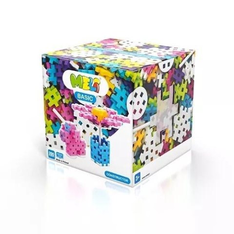 Klocki Meli Basic Constructor Pink 200szt Klocki Meli Basic Constructor Pink 200szt