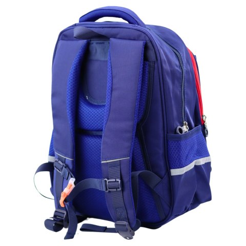 Plecak Szkolny Dziecięcy Pas Piersiowy Granatowo Czerwony Kosmos 38x28x19cm Plecak Szkolny Dziecięcy Pas Piersiowy Granatowo Czerwony Kosmos 38x28x19cm