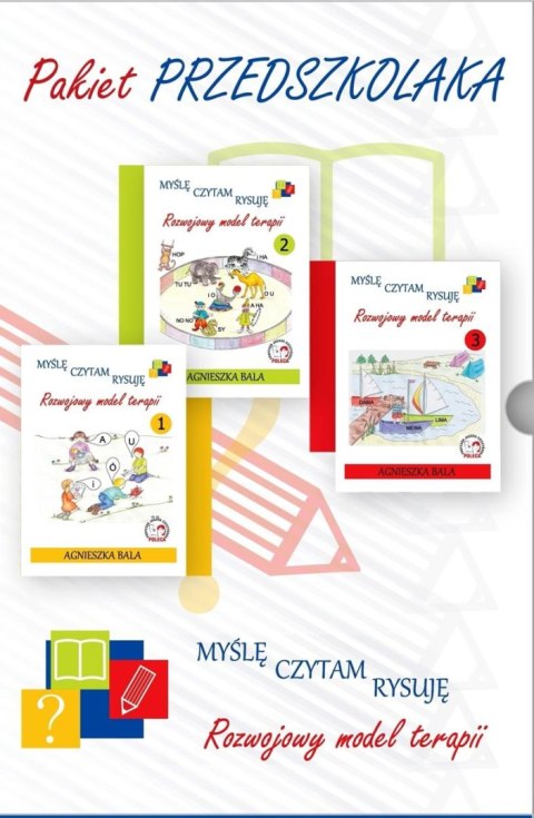 Myślę, czytam, rysuję. Pakiet przedszkolaka Myślę, czytam, rysuję. Pakiet przedszkolaka