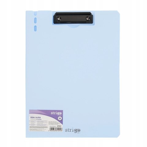 Deska Strigo z górnym klipem A4 błękitna clipboard deska do pisania Deska Strigo z górnym klipem A4 błękitna clipboard deska do pisania