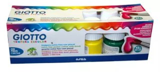Farby 25ml kpl. 12 szt. + pędzel GIOTTO