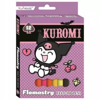 Flamastry 12 kolorów Kuromi
