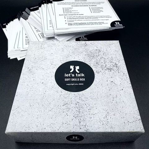 Karty Konwersacyjne - Let's talk - SOFT SKILLS BOX Karty Konwersacyjne - Let's talk - SOFT SKILLS BOX
