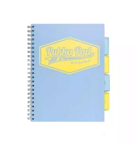 Kołozeszyt B5 kratka Project Book Pastel niebieski Kołozeszyt B5 kratka Project Book Pastel niebieski