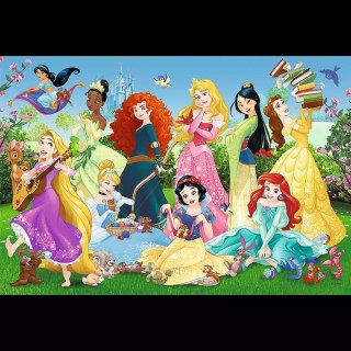 Puzzle 100 elementów. Disney Princess. Czarujące księżniczki