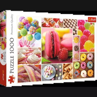 Puzzle 1000 elementów. Cukierki - kolaż