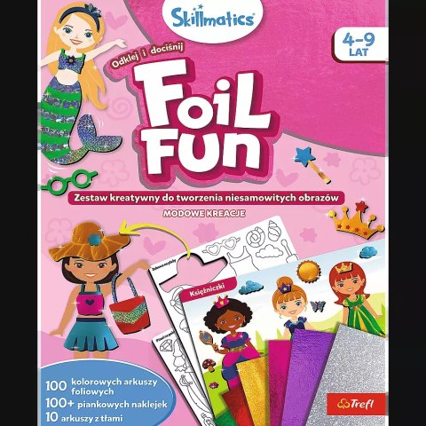 Skillmatics, Foil Fun. Modowe kreacje. Zestaw kreatywny Skillmatics, Foil Fun. Modowe kreacje. Zestaw kreatywny