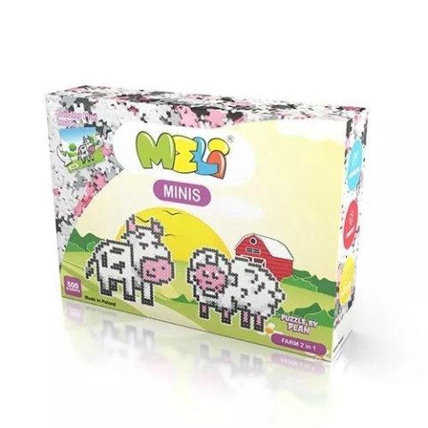 Klocki Meli Minis Farm 2w1 Klocki Meli Minis Farm 2w1
