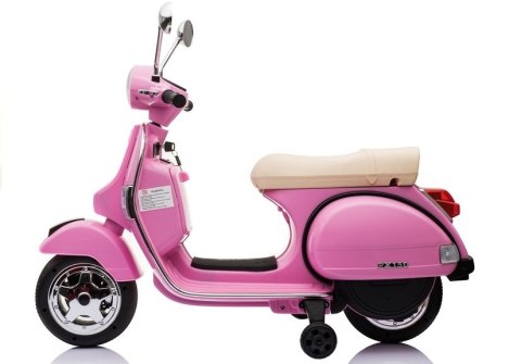 Skuter Na Akumulator Vespa Różowy Skuter Na Akumulator Vespa Różowy
