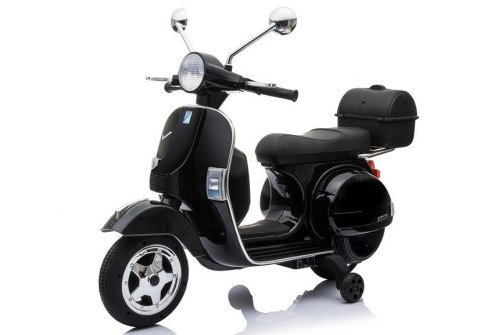 Skuter na Akumulator Vespa Czarny Skuter na Akumulator Vespa Czarny