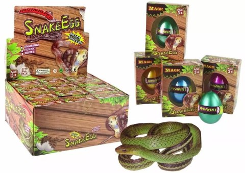 Wykluwające się rosnące magiczne jajko Węże 6cm Wykluwające się rosnące magiczne jajko Węże 6cm