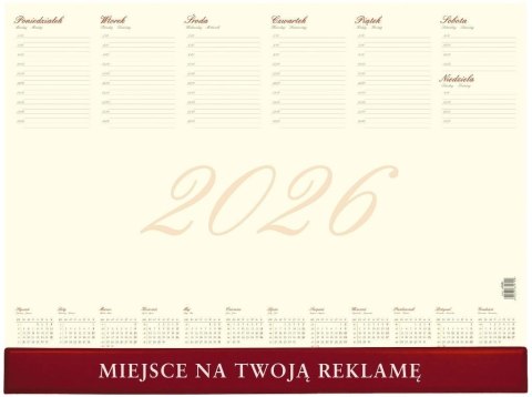 Kalendarz 2026 biuwar business Kalendarz 2026 biuwar business