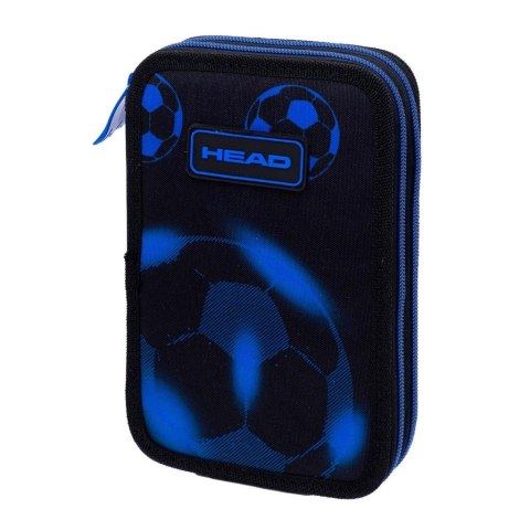 Piórnik podwójny bez wyp Head Neo Blue Football Piórnik podwójny bez wyp Head Neo Blue Football