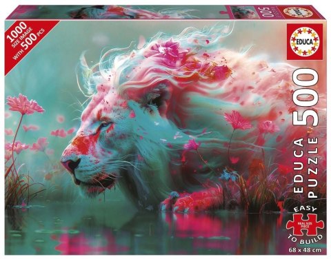 Puzzle 500 Król zwierząt Puzzle 500 Król zwierząt