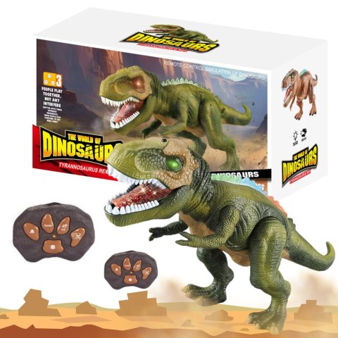 Dinozaur T-Rex Zdalnie Sterowany RC Światła Dźwięk Dinozaur T-Rex Zdalnie Sterowany RC Światła Dźwięk