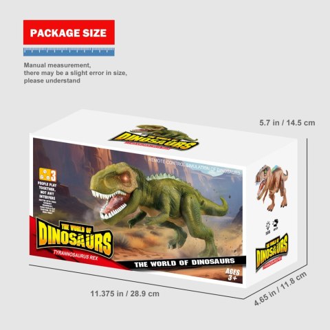 Dinozaur T-Rex Zdalnie Sterowany RC Światła Dźwięk Dinozaur T-Rex Zdalnie Sterowany RC Światła Dźwięk