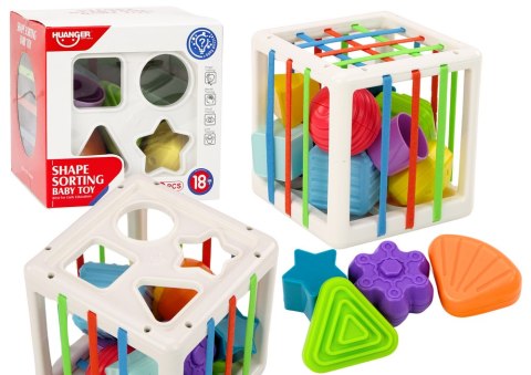 Kostka Edukacyjna Sorter Dla Niemowląt Klocki Kolorowa Kostka Edukacyjna Sorter Dla Niemowląt Klocki Kolorowa