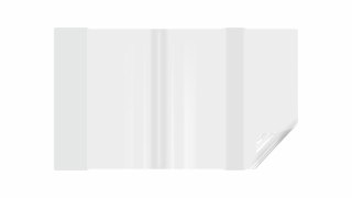 Okładka standard E4 - 292 regul bezbarwna (25szt)