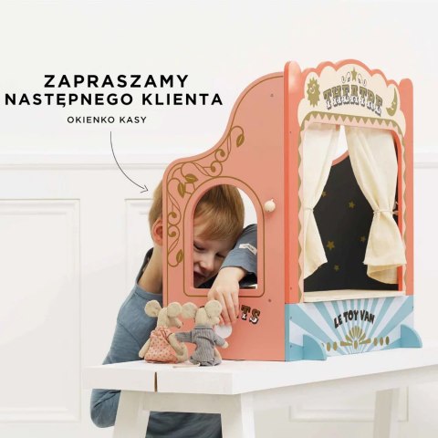 Drewniany teatr lalek zabawka dla dzieci pacynki odgrywanie ról Le Toy Van Drewniany teatr lalek zabawka dla dzieci pacynki odgrywanie ról Le Toy Van