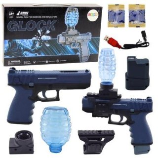 Pistolet automatyczny na kulki wodne niebieski