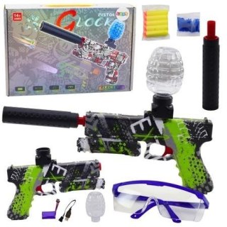 Pistolet glock na kulki żelowe 2w1