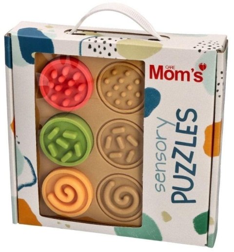 Puzzle sensoryczne kółeczka Puzzle sensoryczne kółeczka