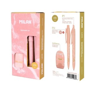 Zestaw prezentowy Lava różowy MILAN