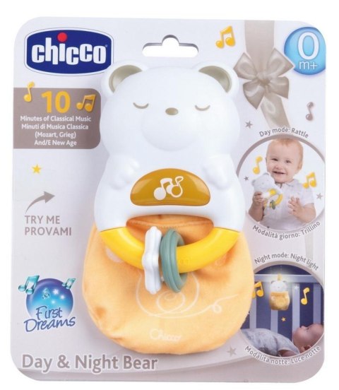 Grzechotka 2w1 Miś świecąca lampka nocna Grzechotka 2w1 Miś świecąca lampka nocna