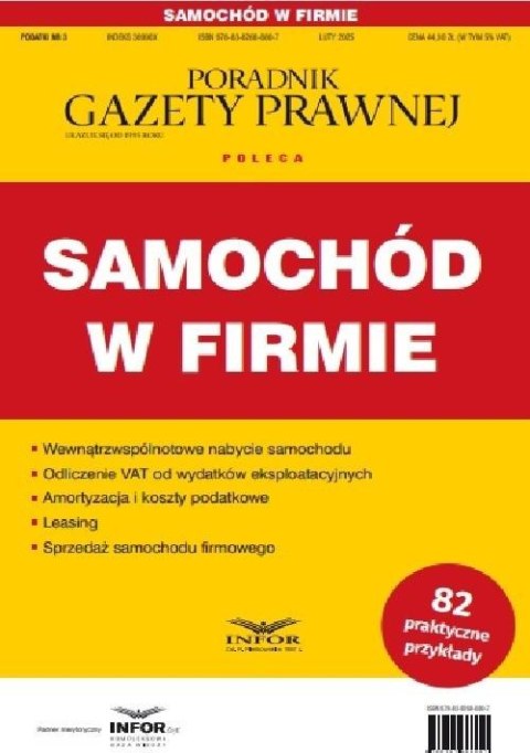 Samochód w firmie. Podatki 3/2025 Samochód w firmie. Podatki 3/2025
