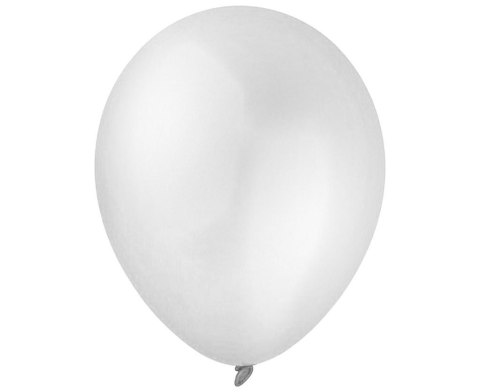 Balony Decomex metallic White 100szt Balony Decomex metallic White 100szt