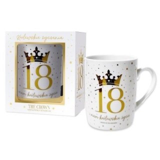 Kubek The Crown-18K biały