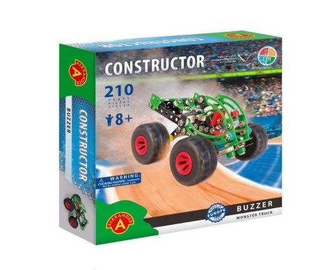 Mały Konstruktor - Buzzer Monster Truck ALEX Mały Konstruktor - Buzzer Monster Truck ALEX