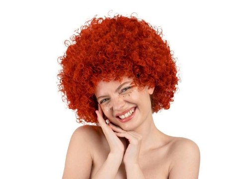 Peruka Afro ruda Peruka Afro ruda