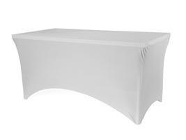 Pokrowiec na stół bankietowy 183x76x74cm biały Pokrowiec na stół bankietowy 183x76x74cm biały