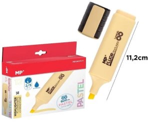 Zakreślacz pastelowy żółty (12szt)