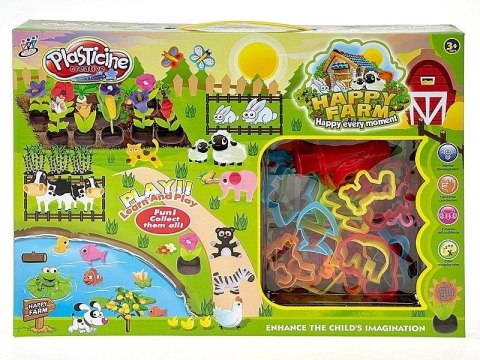 Zestaw ciastoliny z akcesoriami Happy Farm Zestaw ciastoliny z akcesoriami Happy Farm
