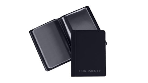 Okładka na dokumenty mini standard czarna (10szt) Okładka na dokumenty mini standard czarna (10szt)