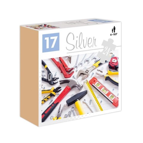Puzzle 24 Narzędzia Silver ALEX Puzzle 24 Narzędzia Silver ALEX