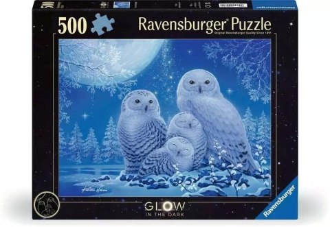 Puzzle 500 świecące - Sowy Puzzle 500 świecące - Sowy