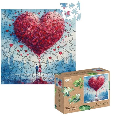 Puzzle drewniane 200 Milość wisi w powietrzu Puzzle drewniane 200 Milość wisi w powietrzu