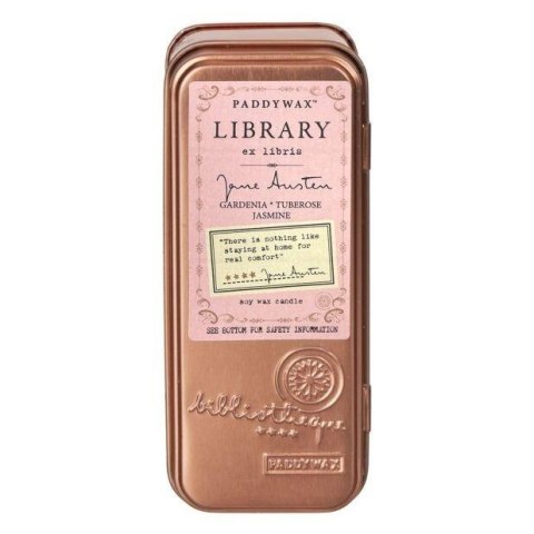 Świeca sojowa w puszce Library Library Jane Austen Świeca sojowa w puszce Library Library Jane Austen