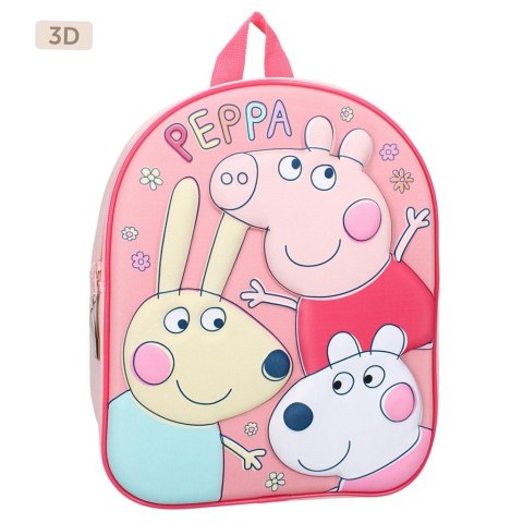 Plecak przedszkolny 3D Świnka Peppa pink Plecak przedszkolny 3D Świnka Peppa pink