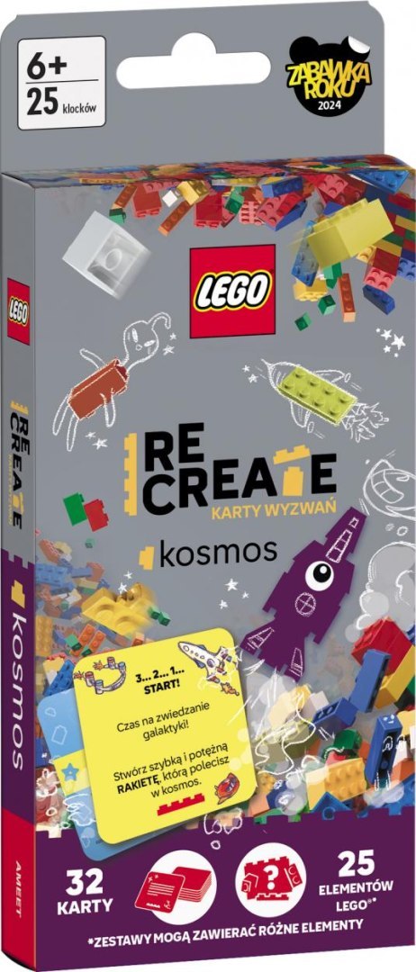 Lego Recreate. Karty Wyzwań. Kosmos Lego Recreate. Karty Wyzwań. Kosmos