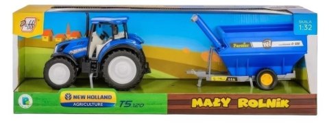Traktor New Holland T5 z przyczepą 1:32 Traktor New Holland T5 z przyczepą 1:32