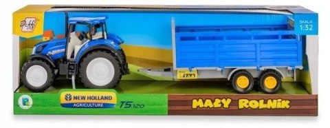 Traktor New Holland T5 z przyczepą 1:32 Traktor New Holland T5 z przyczepą 1:32