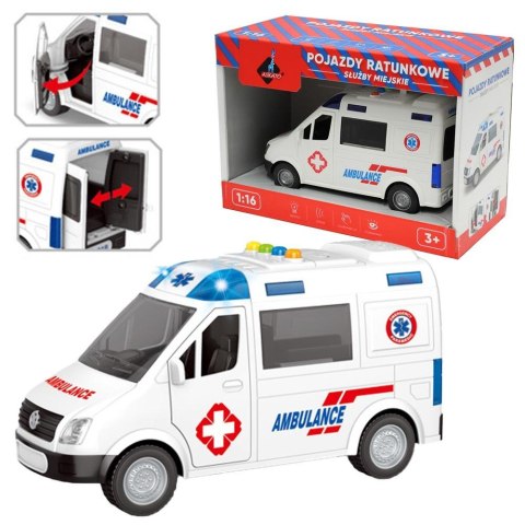 Ambulans z otwieranymi drzwiami Ambulans z otwieranymi drzwiami