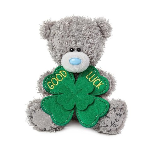 Miś - Good Luck z koniczynką 13cm Miś - Good Luck z koniczynką 13cm