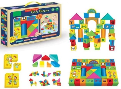 Klocki piankowe 47szt Klocki piankowe 47szt