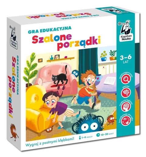 Kapitan Nauka. Gra edukacyjna Szalone porządki Kapitan Nauka. Gra edukacyjna Szalone porządki
