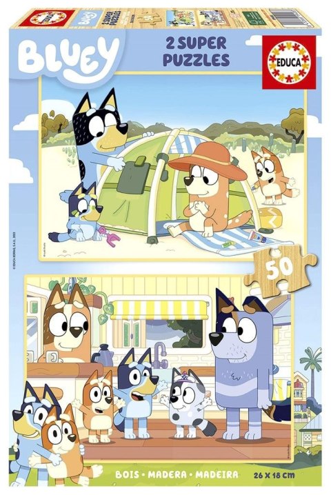 Puzzle 2x50 Blue (drewniane) Puzzle 2x50 Blue (drewniane)